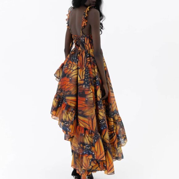 NWT Selkie Legs for Days Monarchy Midi Dress Large - Picture 8 of 10